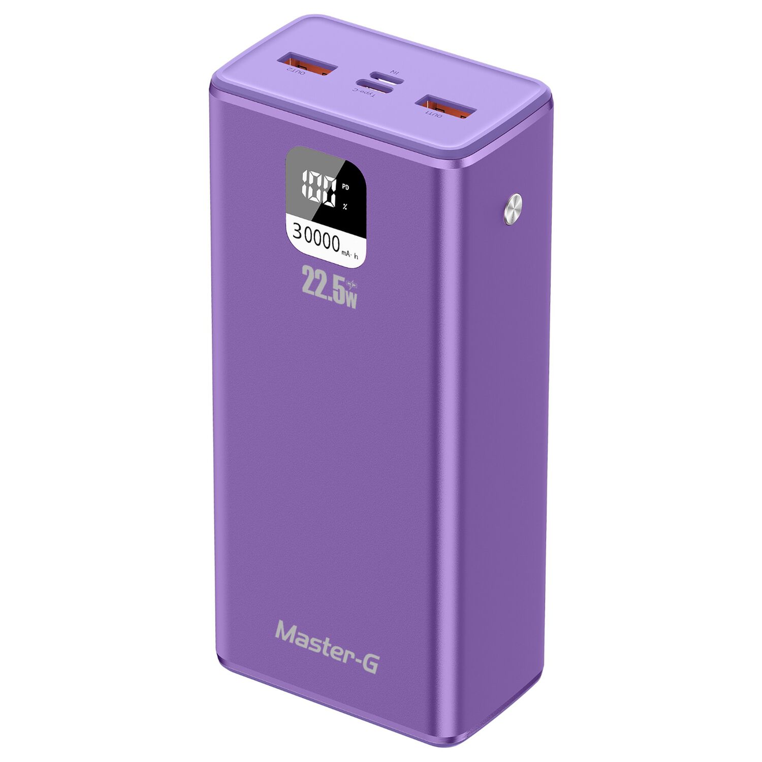 Bater&iacute;a Externa Power Bank 30000 Mah 22.5w Ucp30mpd Morada image number 0.0